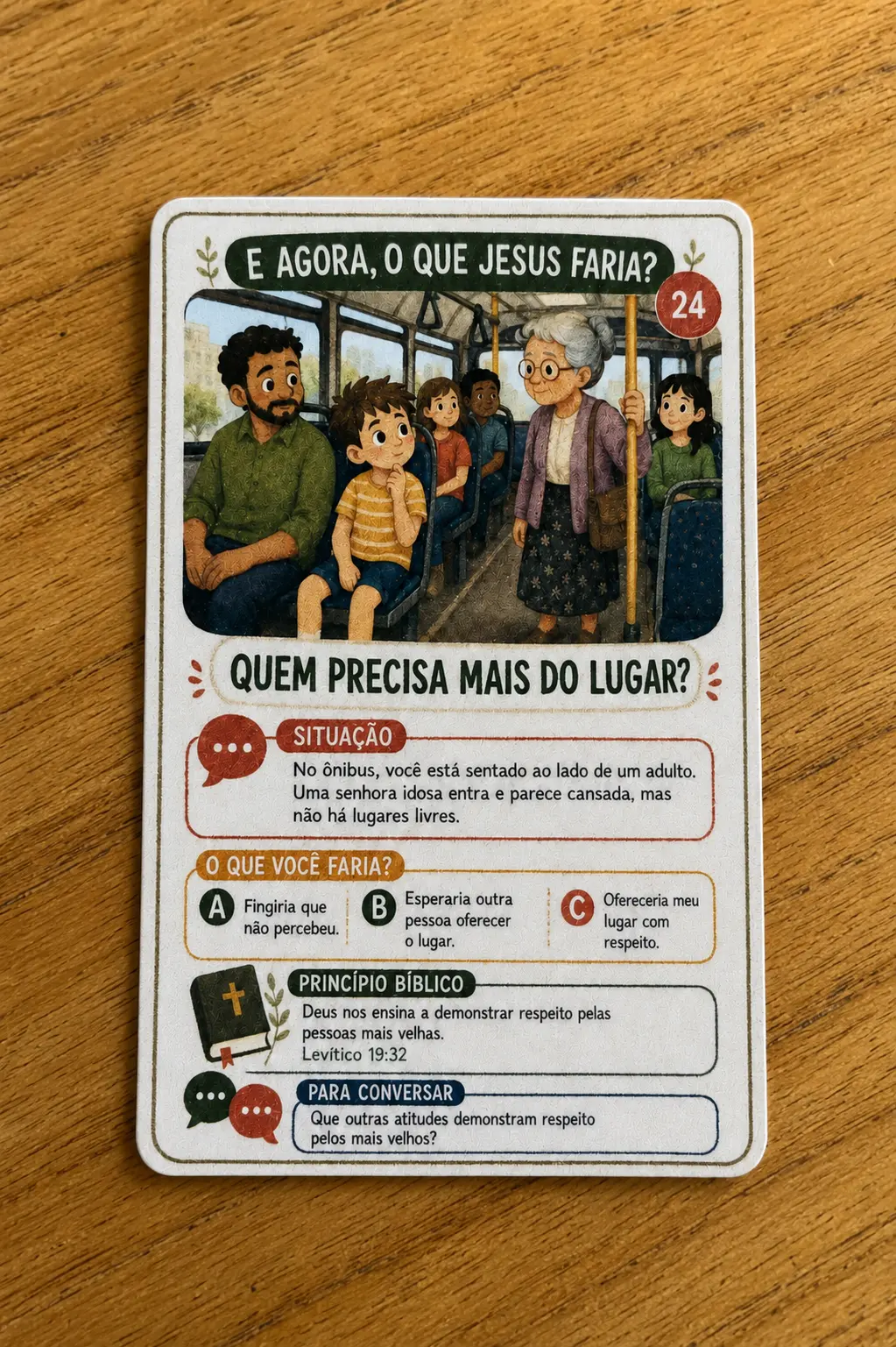 Carta 24 do baralho: Quem precisa mais do lugar?